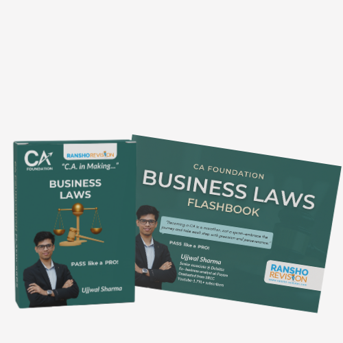CA combo- Business Laws and Quantitive Aptitude colorful flashcards