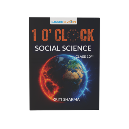 10th - 1'o Clock Revision book for Social Science for CBSE 2026